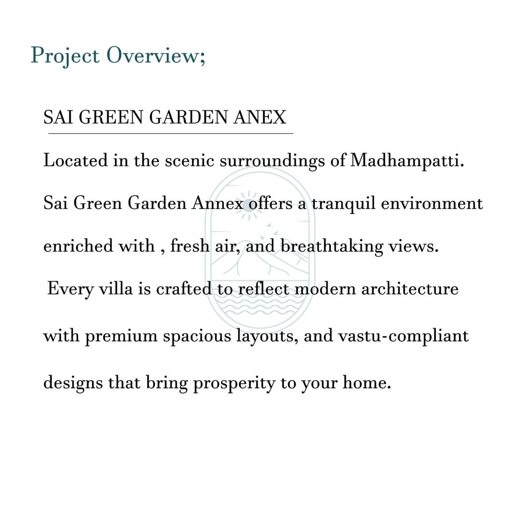 sai green garden anex